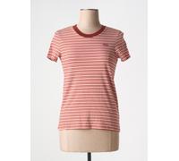 Levi's, Femme, Tops, Rouge, Taille: 34 FR T-shirt Femme en Coton Rouge