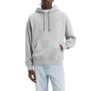 Levi's The Authentic Neutrals Sweat à Capuche, Gris Clair HTR Bros, M