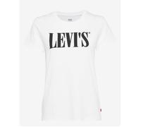 Levi's The Perfect Tee 90s Serif Logo Blanc Femme S