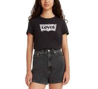 T-shirt Levi's Perfect manche courte noir lilas clair femme - XS