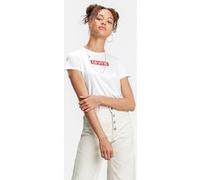 Levi's The Perfect Tee Box Tab White Graphic Taille: XXS | Chemises Outlet | Femme | Blanche
