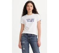 Levi's Femme The Perfect Tee T-Shirt, Tropical Flower Bright White , XS