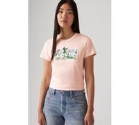 Levi's Femme The Perfect Tee T-Shirt, Carnation BW Fill LC, S