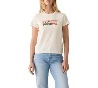 Levi's The Perfect Tee Heritage Ad BW Egret GRA, Heritage Ad BW Egret, L