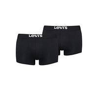 Boxer Levi's Solid Basic Organic Cotton noir (2 unités) - XL