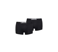 Boxer Levi's Solid Basic Organic Cotton noir (2 unités) - XL