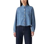 Levi's Tyla Shirt Chemise à Bouton Bas, Bright Mid Stone, M Femmes