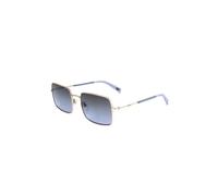 Levi's, unisex, Accessoires, Gris, Taille: ONE Size Lunettes de soleil en acier inoxydable avec verres bleus