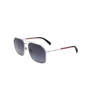 Levi's, unisex, Accessoires, Gris, Taille: ONE Size Lunettes de soleil en acier inoxydable avec verres de catégorie 3