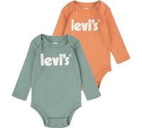 Levi's Unisex Poster Logo 2pk L/s Bodysuit Lily Pad Taille: 0-6M | T-Shirts Outlet | kids