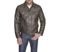 Levi's Veste de camionneur classique en similicuir pour homme, Large