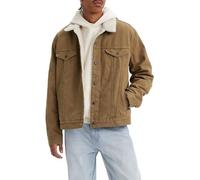 Levi's Veste de camionneur type 3 Sherpa pour homme, Toile Cougar délavée, S