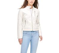 Levi's Veste de motocross en similicuir pour femme (standard et plus), oyster, X-Large