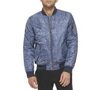 Levi's Veste de vol Ma-1 pour homme, Bandana bleu délavé, Medium