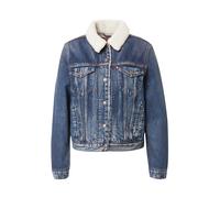 LEVI'S ® Veste mi-saison 'Original Sherpa Trucker Jacket' bleu foncé / blanc cassé, Taille XXS