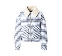 LEVI'S ® Veste mi-saison 'Shrunken '90s Wool Trucker Jacket' bleu marine / bleu roi / bleu-gris / blanc, Taille L