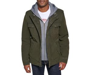 Levi's Veste Militaire Deux Poches en Coton Délavé Veste légère en coton Homme (lot de 1)