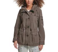 Levi's Veste militaire légère en coton pour femme (tailles standard et grandes), gris, 3X