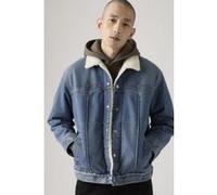 Levi's Western Sherpa Trucker Jacket Blue Taille: L | Vestes d'hiver Outlet | Homme | Bleu