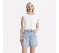 Levis Women's Boxy White Slub Vest Blanc 16 (XL) Female