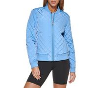 Levi's Women's Diamond Quilted Bomber Jacket with Front Pockets-Regular & Plus Sizes Veste, Bleu foncé, M Femme