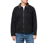 Levi's Workwear Cotton Canvas Corduroy Collar Depot Jacket Veste, Doublure matelassée Noire, S Homme