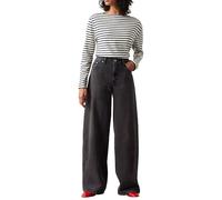 Levi's Jean XL Straight Influential Lady Femme noir denim Taille 26x33