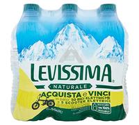 Levissima Acqua Minerale Naturale - Confezione da 6 Bottiglie x 500 ml