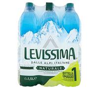 Levissima Eau minérale naturelle oligominérale, 6 x 1,5 L