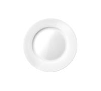Levitantes Assiette à dessert blanche, matériau résistant, passe au micro-ondes et au lave-vaisselle, idéale pour servir des desserts et des aliments.