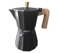 Levitantes Cafetière en aluminium pour 3 tasses, style New Dakar Nature, idéale pour préparer un café expresso à la maison ou au camping.