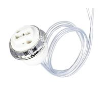 levitantes Douille G9 étroite avec rondelle et câble, idéale pour LED et halogène, parfaite pour un éclairage décoratif et fonctionnel.