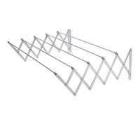 Levitantes Étendoir Extensible époxy Blanc de 100 cm, idéal pour sécher Les vêtements dans des espaces restreints et optimiser l'utilisation de la Maison.