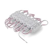 Levitantes Guirlande de 20 modules - 2 LED SMD Samsung 12 V CC, 1 W, blanc, 110 lm, 6000 K, dimensions de 59 x 19 mm, idéale pour affichage LED commercial