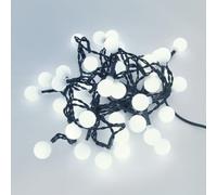 Levitantes Guirlande LED froide de 4 m avec 40 ampoules IP44, idéale pour décorer l'extérieur et créer des ambiances festives.