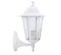 levitantes Lanterne de jardin blanche E27 au design élégant, idéale pour l'éclairage extérieur et la décoration des espaces extérieurs.