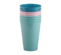 Levitantes Lot de 8 verres réutilisables de 450 ml, parfaits pour les boissons chaudes et froides, les réunions et l'utilisation quotidienne.