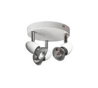 Levitantes Plafonnier spot sonore blanc 3 x gu10 bomb. incl 13 x 17d