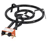 Levitantes Poêle à paella à gaz de 50 cm avec 20 500 PA et design compact, idéal pour cuisiner des paellas et autres plats en plein air.