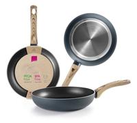 Levitantes Poêle en aluminium pour induction Ø16 cm, légère, facile à nettoyer, idéale pour cuisiner tous types d'aliments à la maison.