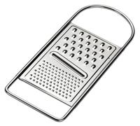 levitantes Râpe plate mixte inoxydable, idéale pour râper, broyer et décorer les aliments en cuisine.