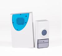Levitantes Sonnette sans fil à piles, 32 mélodies, portée 100 m extérieur / 30 m intérieur, installation facile, fréquence 433 MHz, récepteur et émetteur compacts