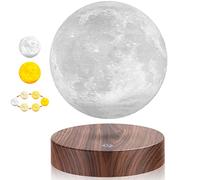 Lévitation Magnétique Lampe Lune - Impression 3D Clair De Lune, Sphère LED Flottante, Veilleuse Chambre Décor, Cadeau Créatif pour Enfants Amis (3 Couleurs)