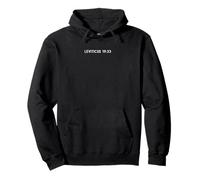 Leviticus 19:33 Bible Verse Faith Apparel Double Face Sweat à Capuche