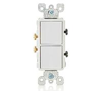 Leviton 15 A, 120/277 Volt, Decora Marque Style Pôle unique/AC positions Pôle unique Combinaison Switch, qualité commerciale