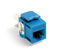 Leviton 61110-OL6 Extreme 6+ QuickPort Connector, CAT 6, bleu, lot de 10