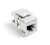 Leviton 61110-RW6 Extreme 6+ QuickPort Connector, CAT 6, Blanc 1 Pack blanc