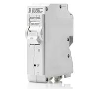 Leviton LB120-GFT 20 A, 1-Pole Plug-on GFCI Branch Circuit Breaker, 120 VAC, Blanc