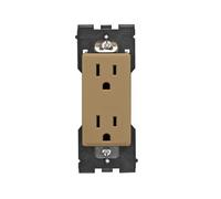 Leviton RER15-WC Renu Prise inviolable, 15 A, 125 VAC, Caramel chaud