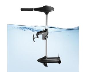 Levkitch Moteur électrique hors-bord pour bateau 12 V 58 lbs Force de poussée Moteur électrique sans permis de conduire Bateau pneumatique Moteur électrique 5 vitesses avant 3 vitesses arrière Moteur